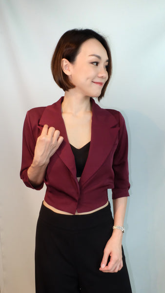 ETTA TOP [MAROON]