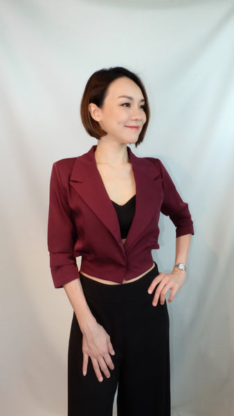 ETTA TOP [MAROON]