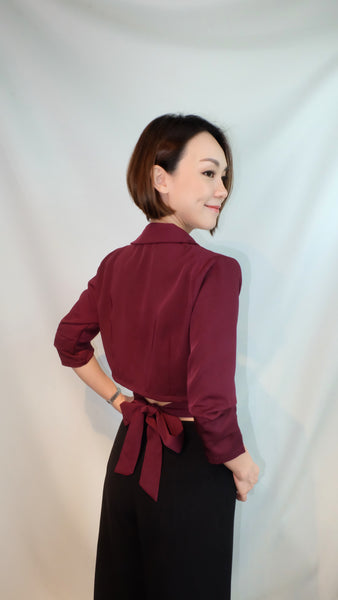 ETTA TOP [MAROON]