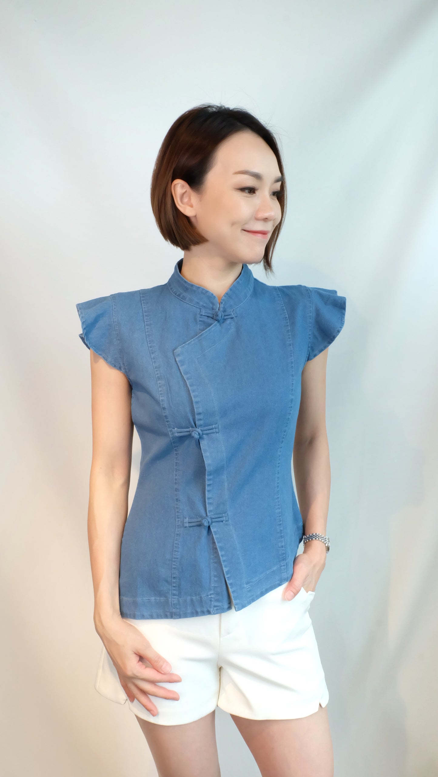 Sullivan Top (Medium Blue)