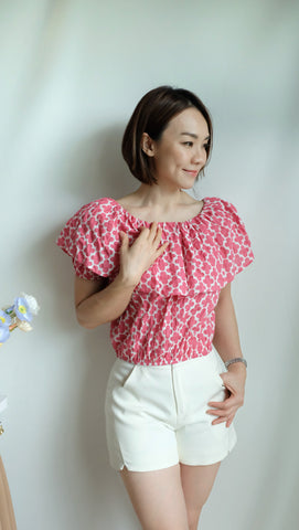 CLAIRE TOP  [PINK]