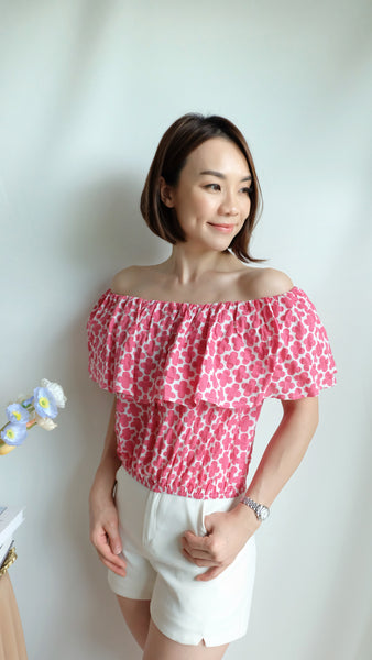 CLAIRE TOP  [PINK]