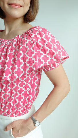 CLAIRE TOP  [PINK]