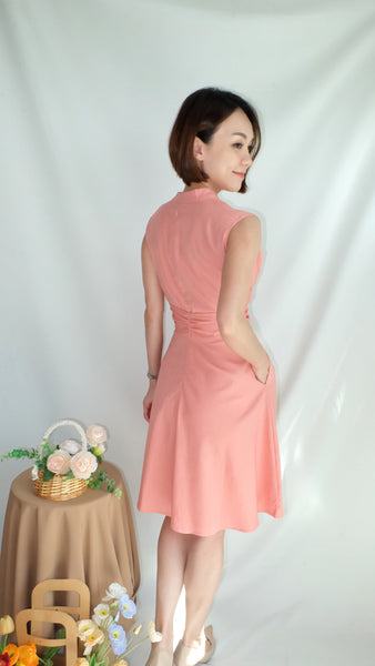 EMMELINE DRESS [PEACH]