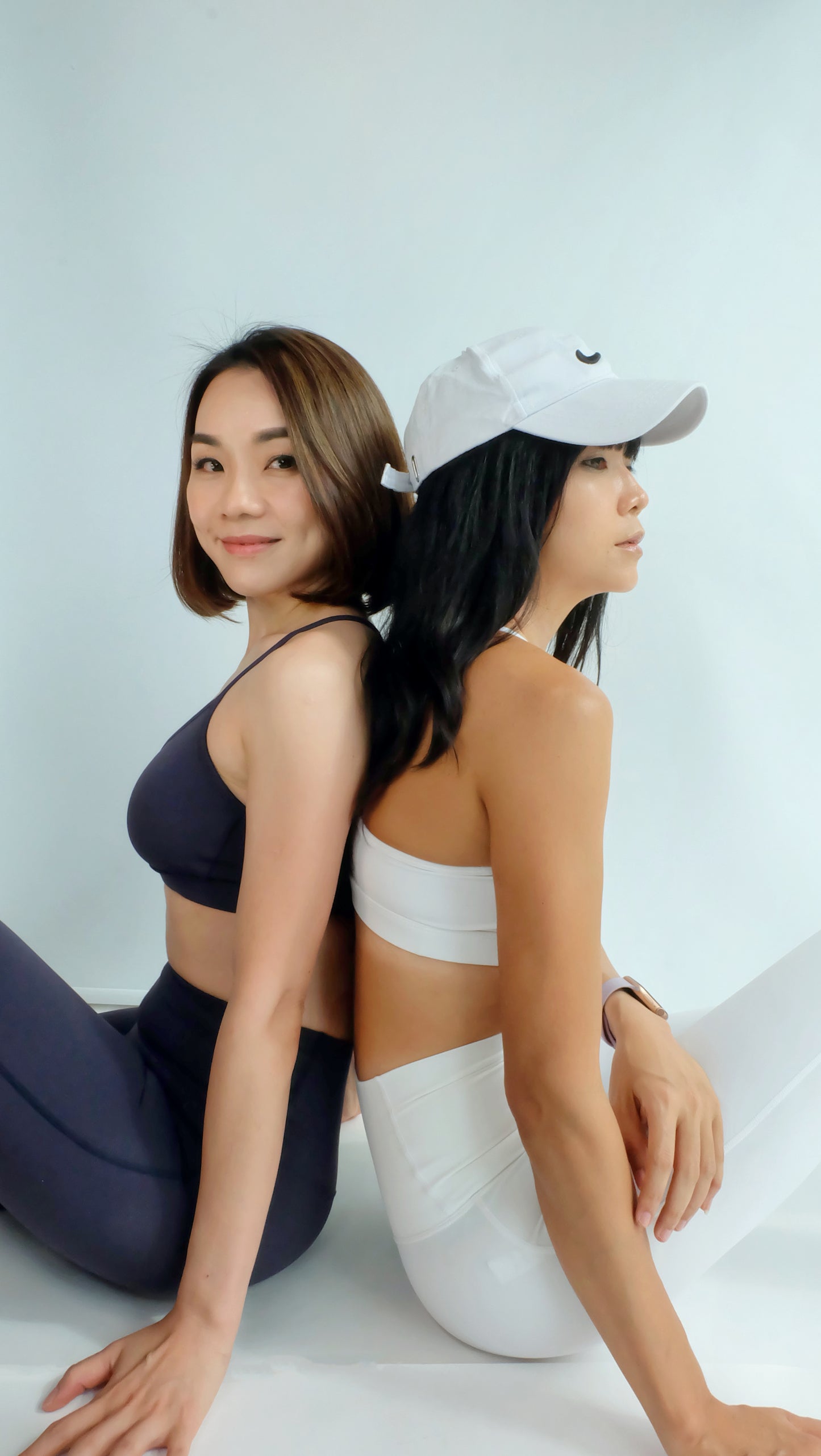Hattie Sport Bra (Grey Blue)