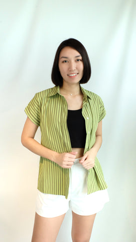 CHRISTINE TOP [OLIVE]