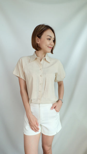 HELEN TOP [BEIGE]