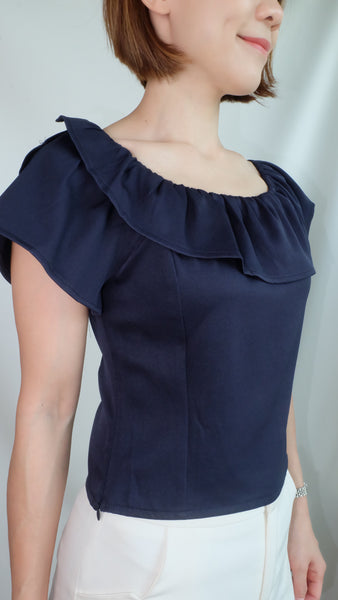 VIRGINIA TOP [NAVY]