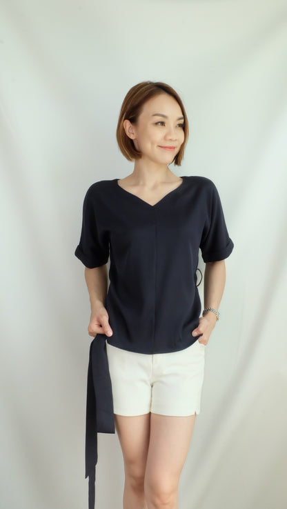 Cynthia Top (Navy Blue)