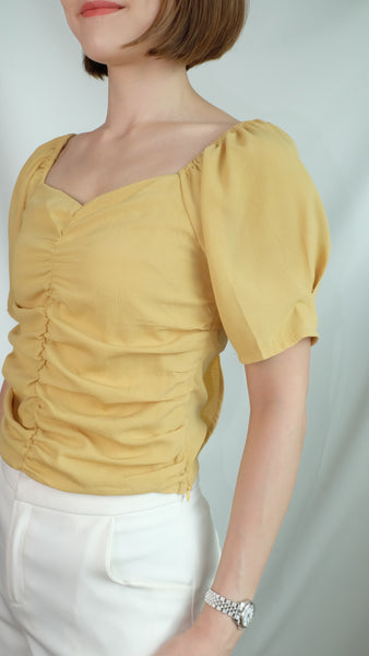 STEPHANIE TOP [MUSTARD]