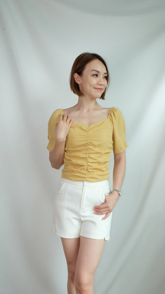 STEPHANIE TOP [MUSTARD]