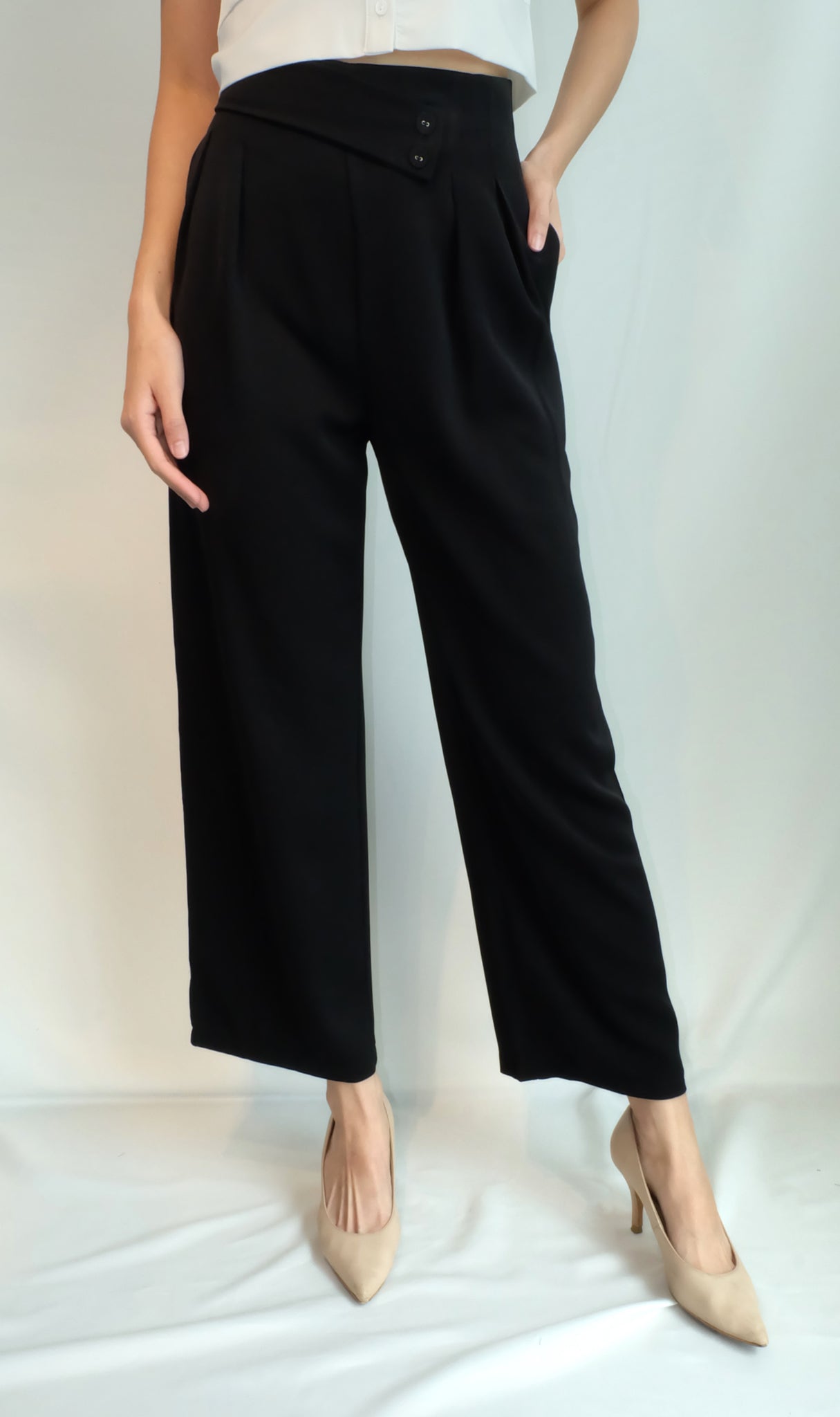 AMBER PANT [BLACK]