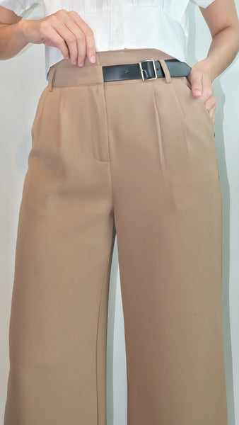 BEVERLY PANT [KHAKI]