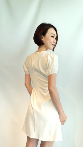 DOUGLAS DRESS [PEARL WHIITE]