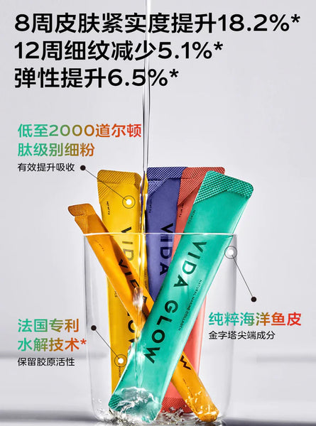 【铂金礼包】Vida Glow - Collagen 胶原蛋白粉5盒
