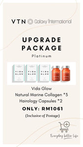 【铂金礼包】Vida Glow - Collagen 胶原蛋白粉 3盒 + Vida Glow 蕴发胶囊 2瓶